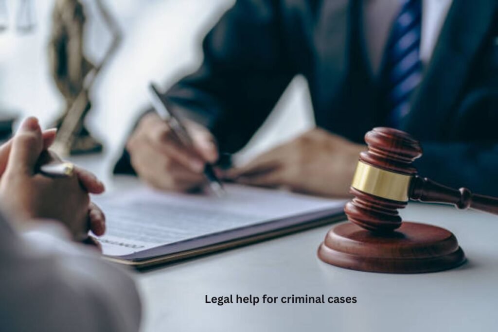 Legal help for criminal cases