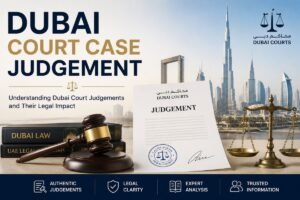 Dubai Court Case Judgement